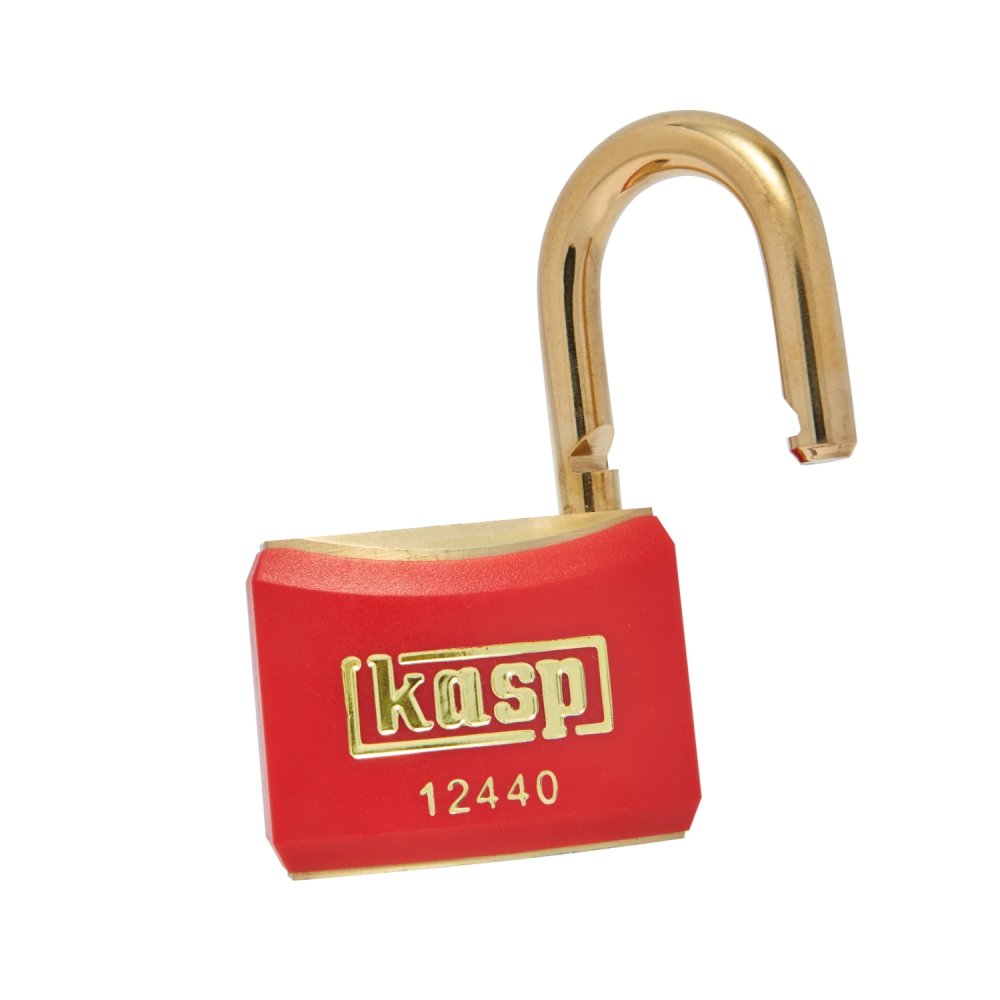 124 Coloured Brass Padlocks Kasp Security